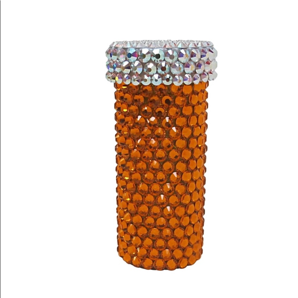 A-morir swarovski crystal pill bottle